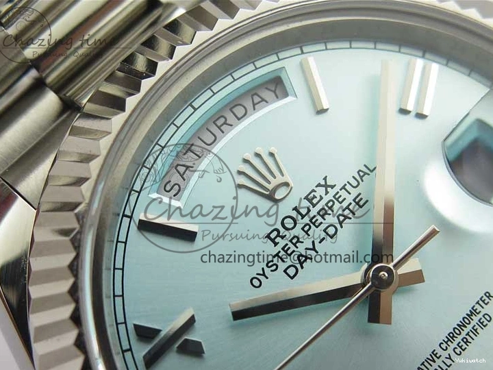 SS Dial 1:1 A2836 Tiffany SS Bracelet Maker Roman Date 40 Bp Blue Edition Day on Best 0412